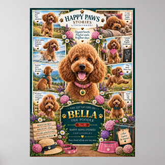 Poodle Dog Poster | The Little Life of Bella