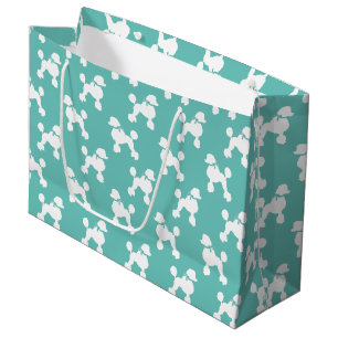 Poodle Dog Puppy French Large Gift Bag