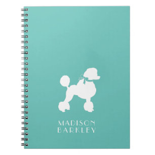 Poodle Dog Puppy French Notebook