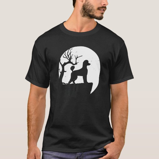 Poodle Dog Retro  12 T-Shirt (Front)