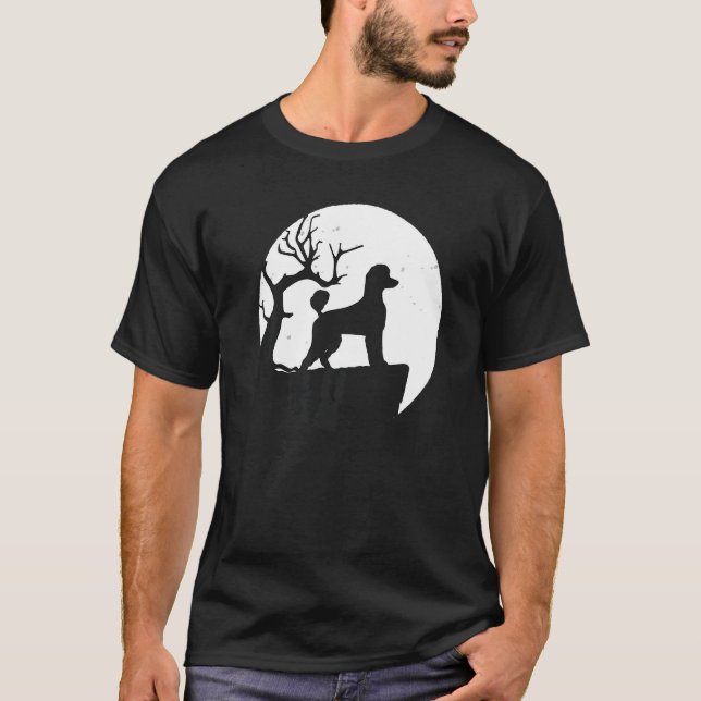 Poodle Dog Retro  12 T-Shirt (Front)