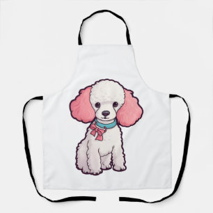 Poodle Dog Super Cute Apron