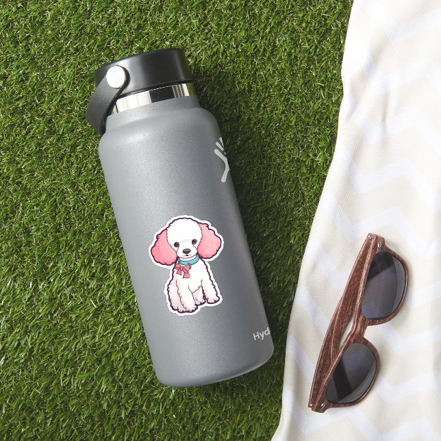 Poodle Dog Super Cute   Sticker (HydroFlask Insitu)