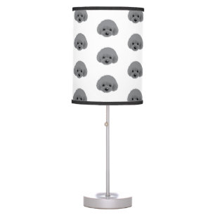 Poodle dog table lamp