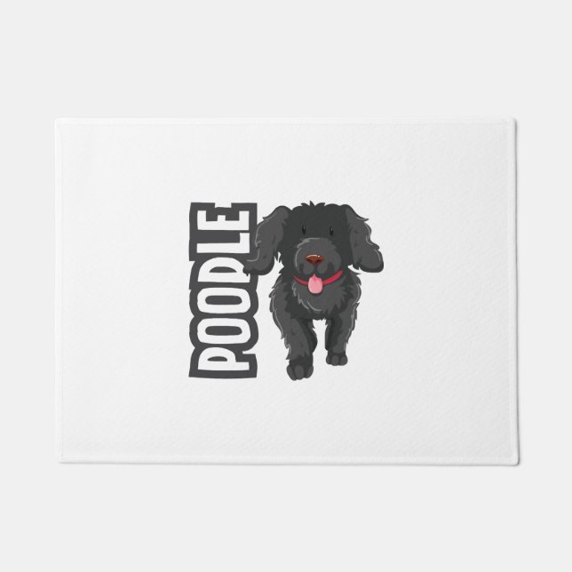 Poodle Doormat (Front)