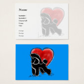 Poodle Drawing (Front & Back)