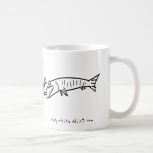 Poodle-Eating Muskie Coffee Mug