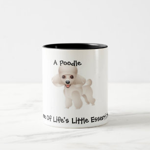 Poodle Essentials Two-Tone Coffee Mug