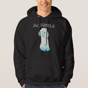 Poodle Ew People Dog Wearing A Face Mask  T- Hoodie