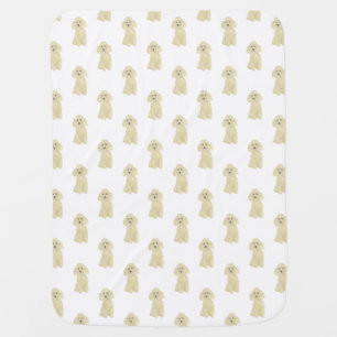 Poodle (Fawn Tan Blonde Golden) Baby Blanket
