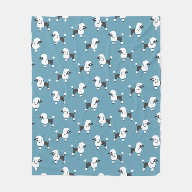 Poodle Fleece Blanket (Front)