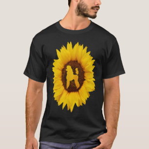 Poodle For Women Men Dog Animal Sunflower T-Shirt