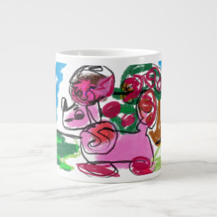 Poodle fun giant coffee mug