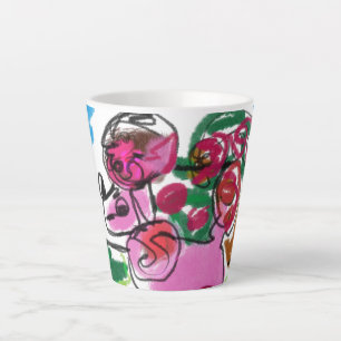 Poodle fun latte mug