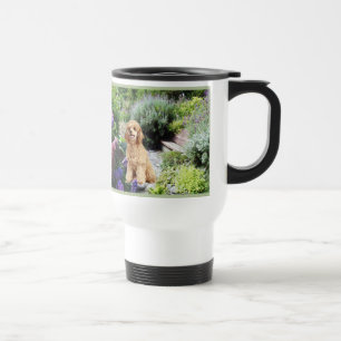Poodle Garden Travel Mug