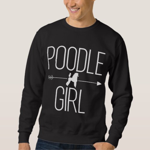 Poodle Girl Gift For Women Dog Animal Water dog Lo Sweatshirt