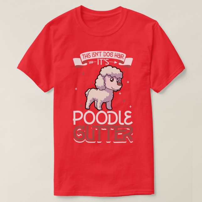 Poodle glitter T-Shirt (Design Front)