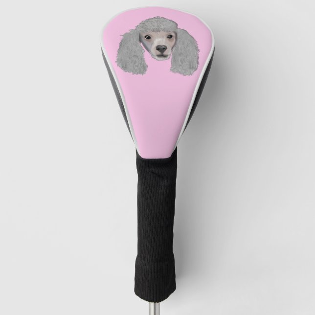 Poodle Golf Head Cover (Front)