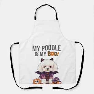 Poodle Halloween Costume My Poodle is My Boo Dog Apron