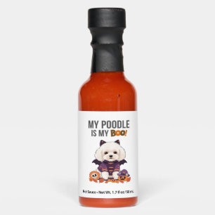 Poodle Halloween Costume  My Poodle is My Boo Dog  Hot Sauces