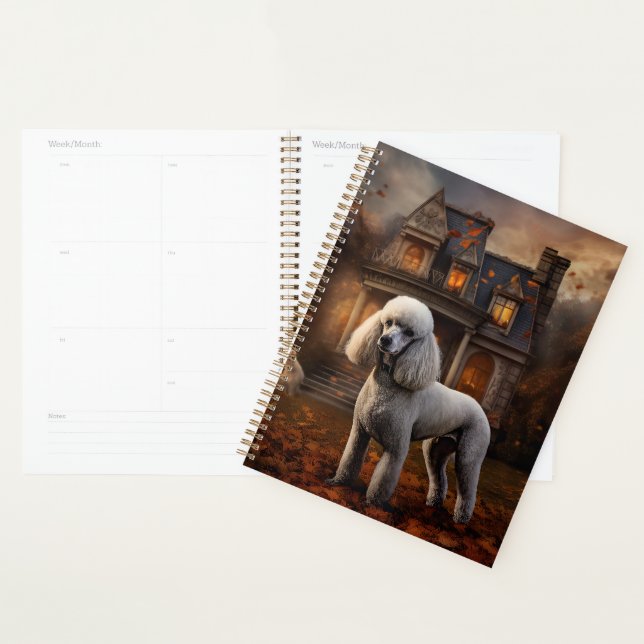 Poodle Halloween Scary Planner (Display)