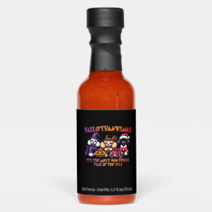 Poodle Halloween Thanksgiving Christmas Classic T- Hot Sauces