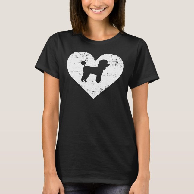 Poodle heart      T-Shirt (Front)