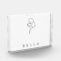 Poodle | Heritage Acrylic Art Block