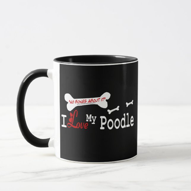 Poodle (I Love) Mug (Left)