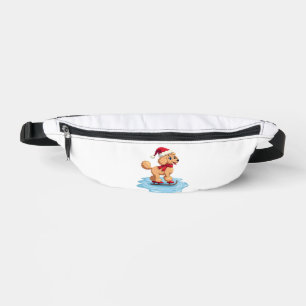 Poodle Ice Skater Fanny Pack