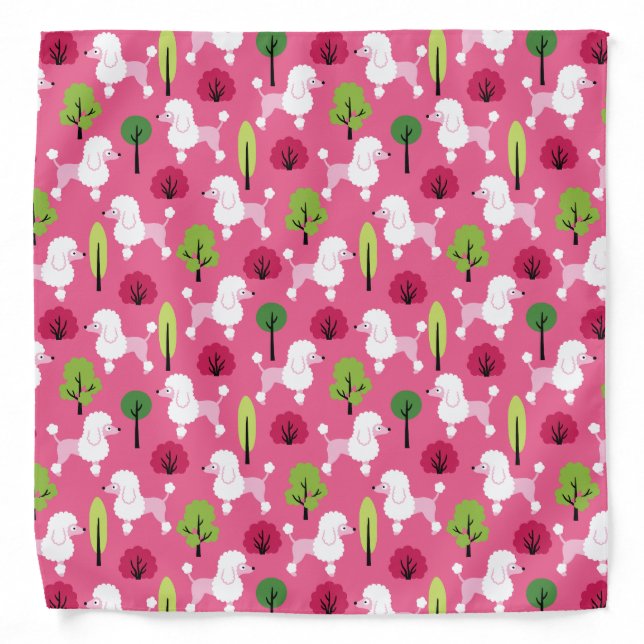 Poodle in the park bandana (Front)