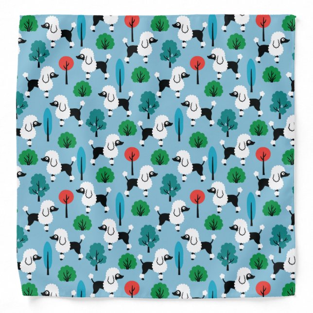 Poodle in the park bandana (Front)