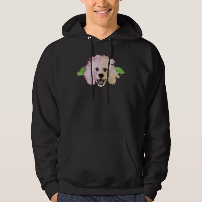 Poodle In Watercolor       Hoodie (Front)