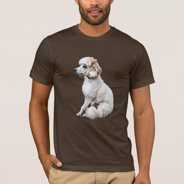 Poodle - Intelligent, Elegant, and Highly Trainabl T-Shirt (Front)