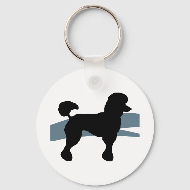 Poodle Key Chain (Front)