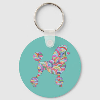 Poodle key ring