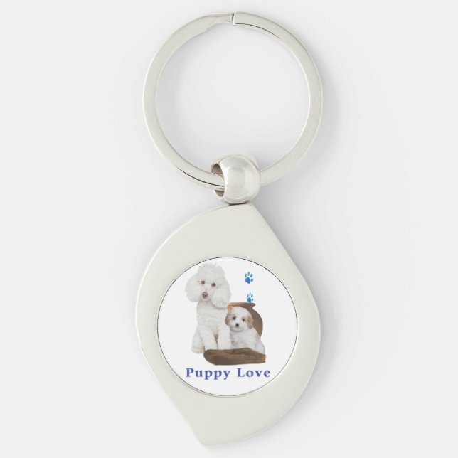 poodle keychain (Front)