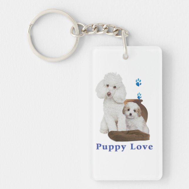 poodle keychain (Front)