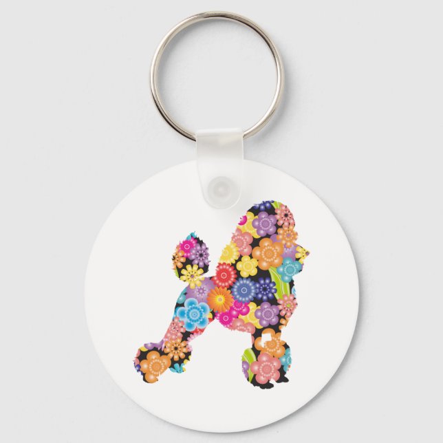 Poodle Keychain (Front)