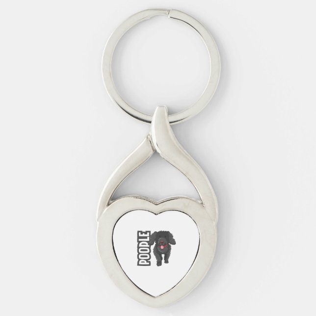 Poodle Keychain (Front)
