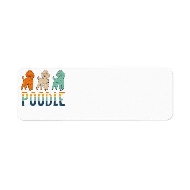 Poodle Label (Front)