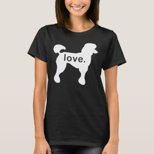 Poodle Love Silhouette T-Shirt