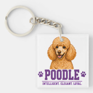 🐾 Poodle Lover Sign 🐾 Keychain