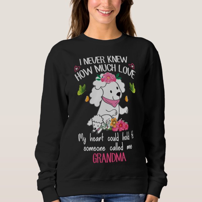 POODLE LOVER      SWEATSHIRT (Front)