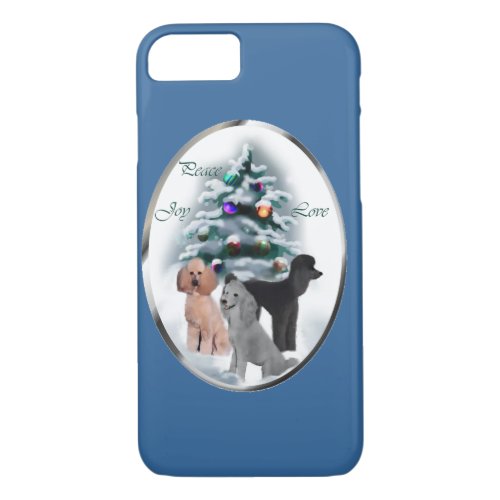 Poodle Lovers Christmas iPhone 87 Case