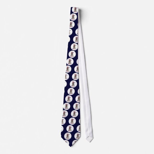POODLE  Lovers Gifts Neck Tie (Front)