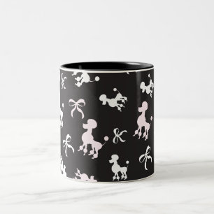 Poodle Lovers Two-Tone Coffee Mug
