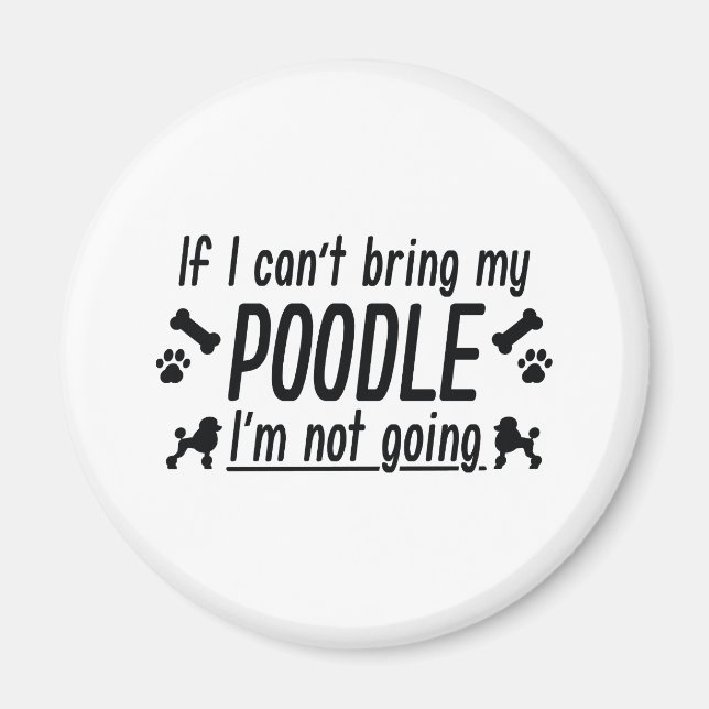 Poodle Magnet (Front)