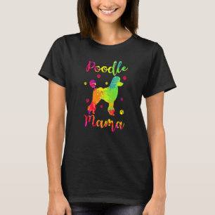 Poodle Mama Dog Breeders Pet Water Retriever Mothe T-Shirt