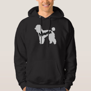 Poodle Mama Dog Mom Hoodie